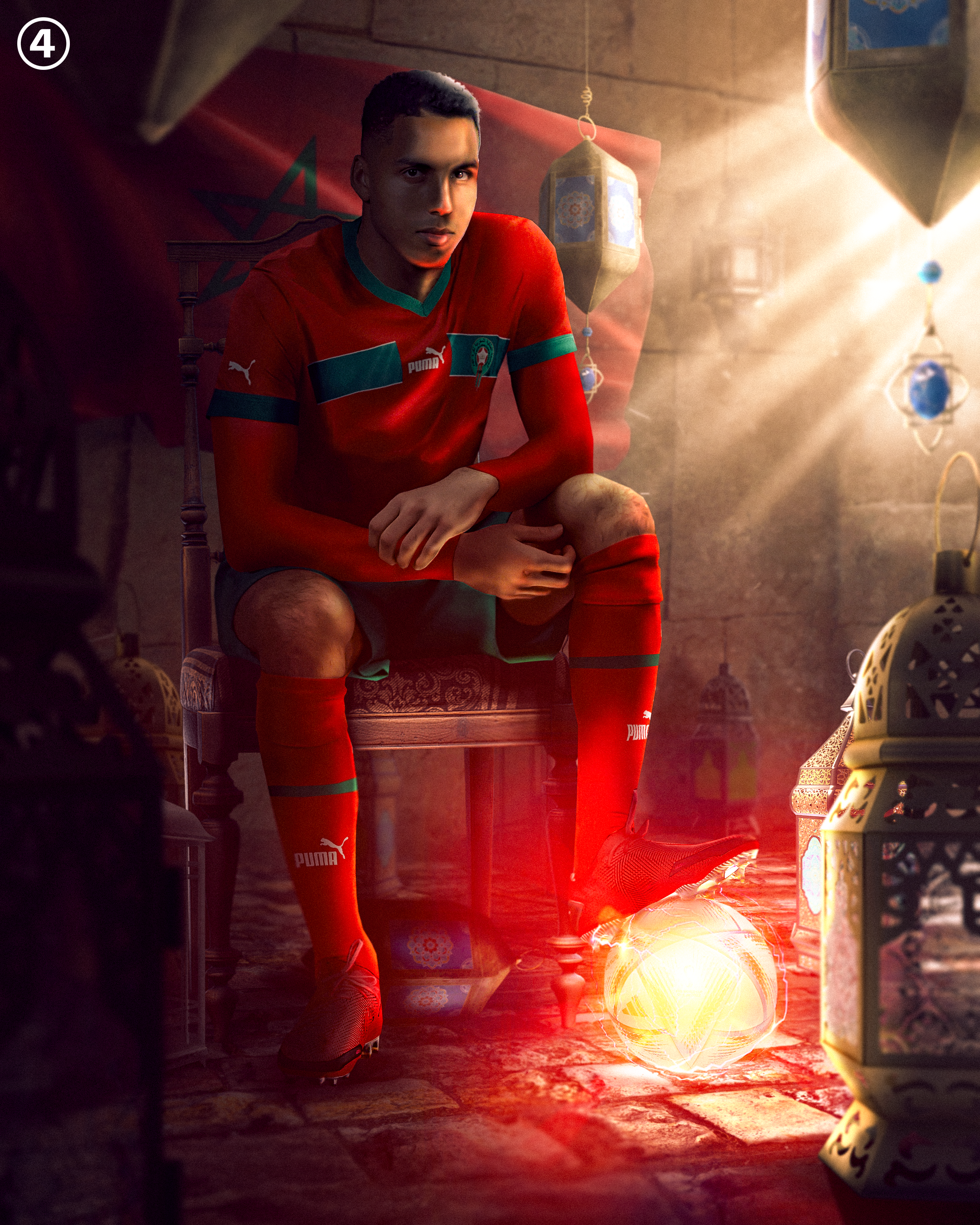 Morocco goal artwork | World Cup 2022